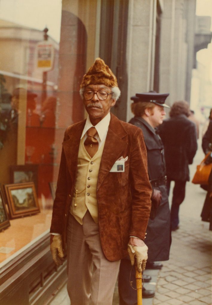 Bayard Rustin, attending the Second World Conference on Soviet Jewry held in Brussels, Belgium, February 17-19, 1976